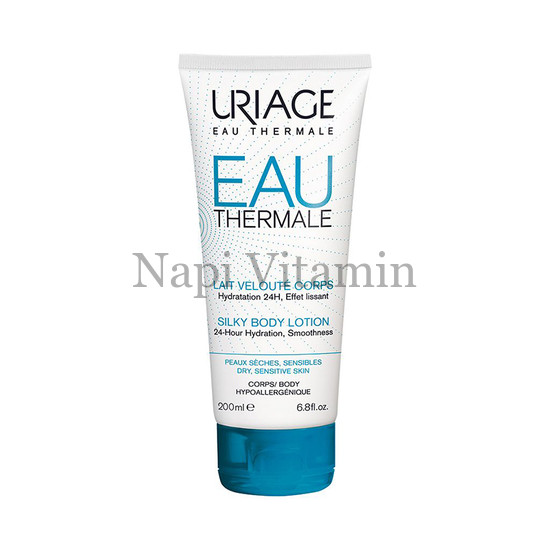 Uriage Eau Thermale Silky Body hayluronsavas testápoló tej 200ml